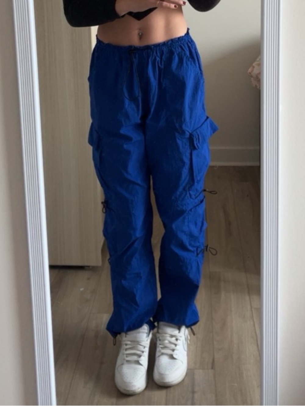 Blue Parachute Cargo Pants from Garage - Picture 2 of 2